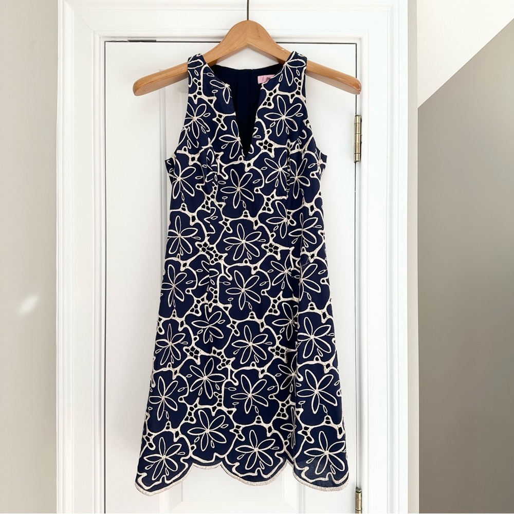 Lilly Pulitzer Starfish Scalloped Dress